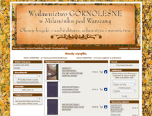 Tablet Screenshot of gornolesne.pl